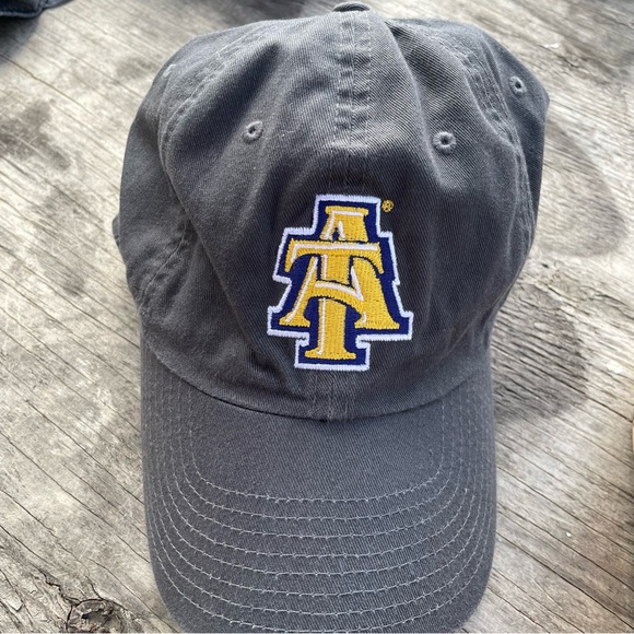 Men's North Carolina A&T Aggies Captivating Headwear Adjustable Cap Gray OSFA - Picture 1 of 6